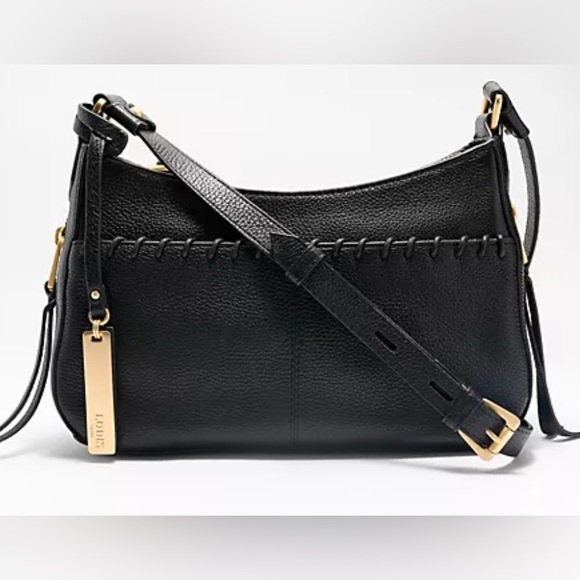 LODIS Texas,l leather Parker top zip Crossbody - Picture 2 of 4